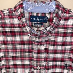 Ralph Lauren Classic Fit Long Sleeve Button Down Shirt Size L